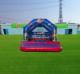 T2-4025 12X12Ft Flame and Monster Machine Bounce House