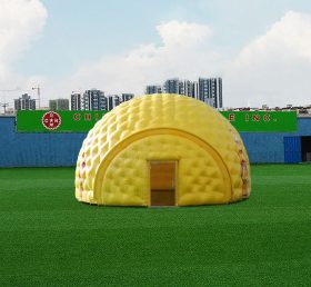Tent1-4507 Cupola gonflabilă galbenă