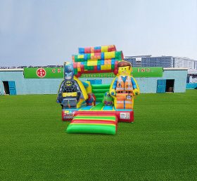 T2-4652 Lego Super Eroul Bounce House