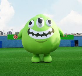 S4-591 Design personalizat de publicitate îmbrăcăminte gonflabilă verde monstru mascota de decorare de activitate