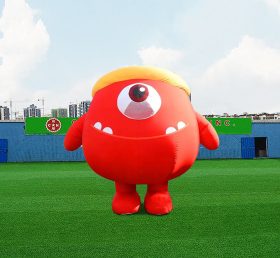 S4-616 Publicitate gonflabilă mascotă roșie monoculară monstru serie