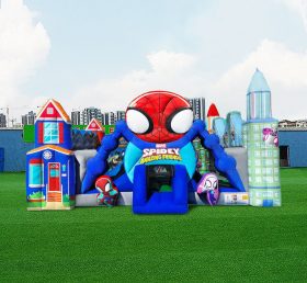 T6-1100 Combinație de castel gonflabil cu temă Spiderman
