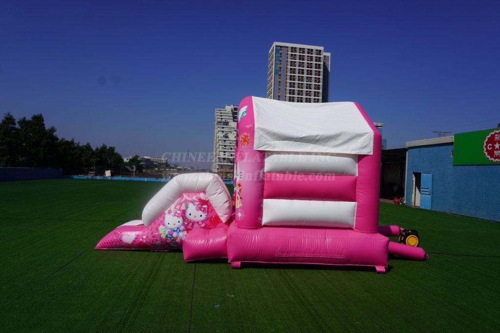 T2-1054C Hello Kitty Bouncy Castle With Slide